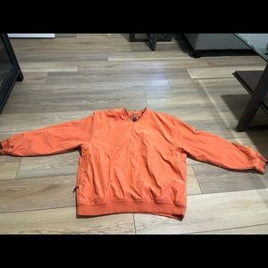 IZOD XFG Men's Golf Pullover V-neck Extreme Function Golfwear Size XL Orange